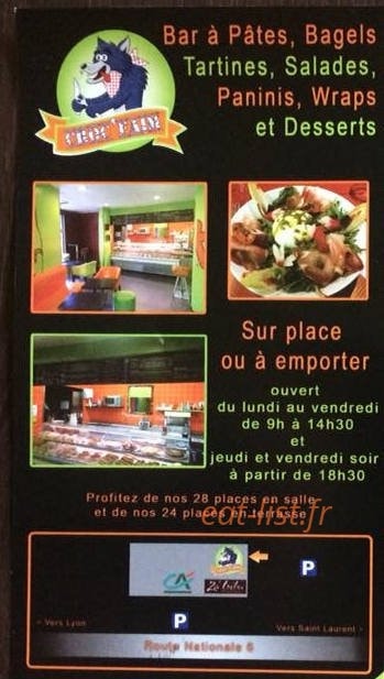 Croc'Faim — carte page 1