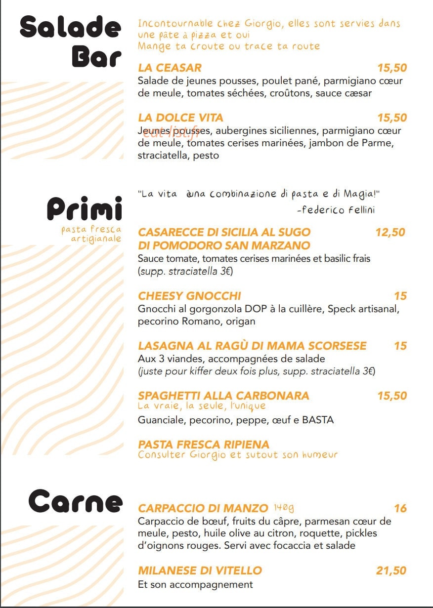 Giorgio e Basta — carte page 3