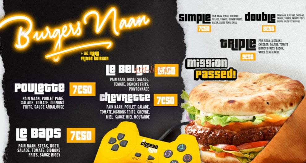 Le Cheese Nan — carte page 5