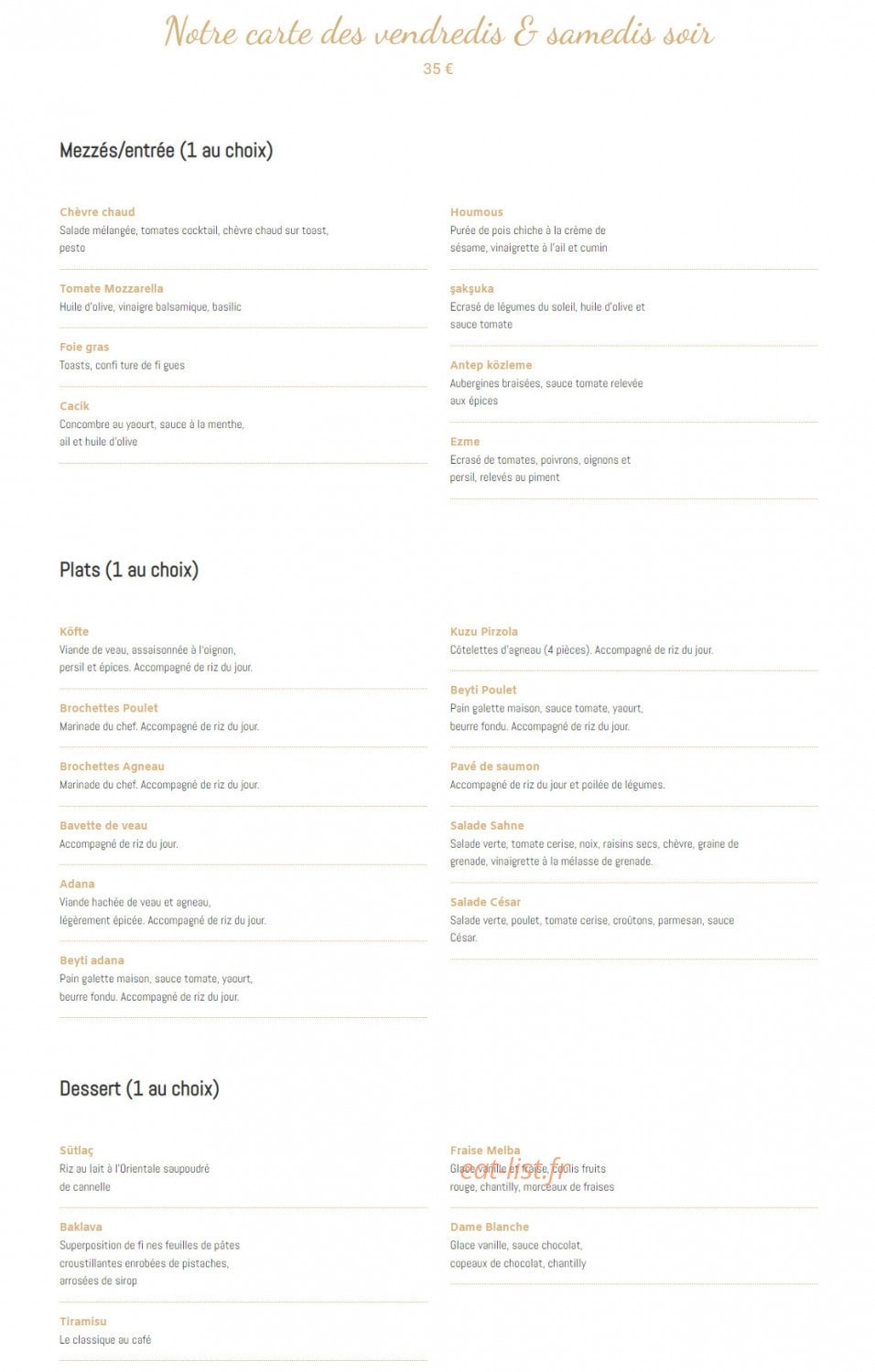Sahne — carte page 8