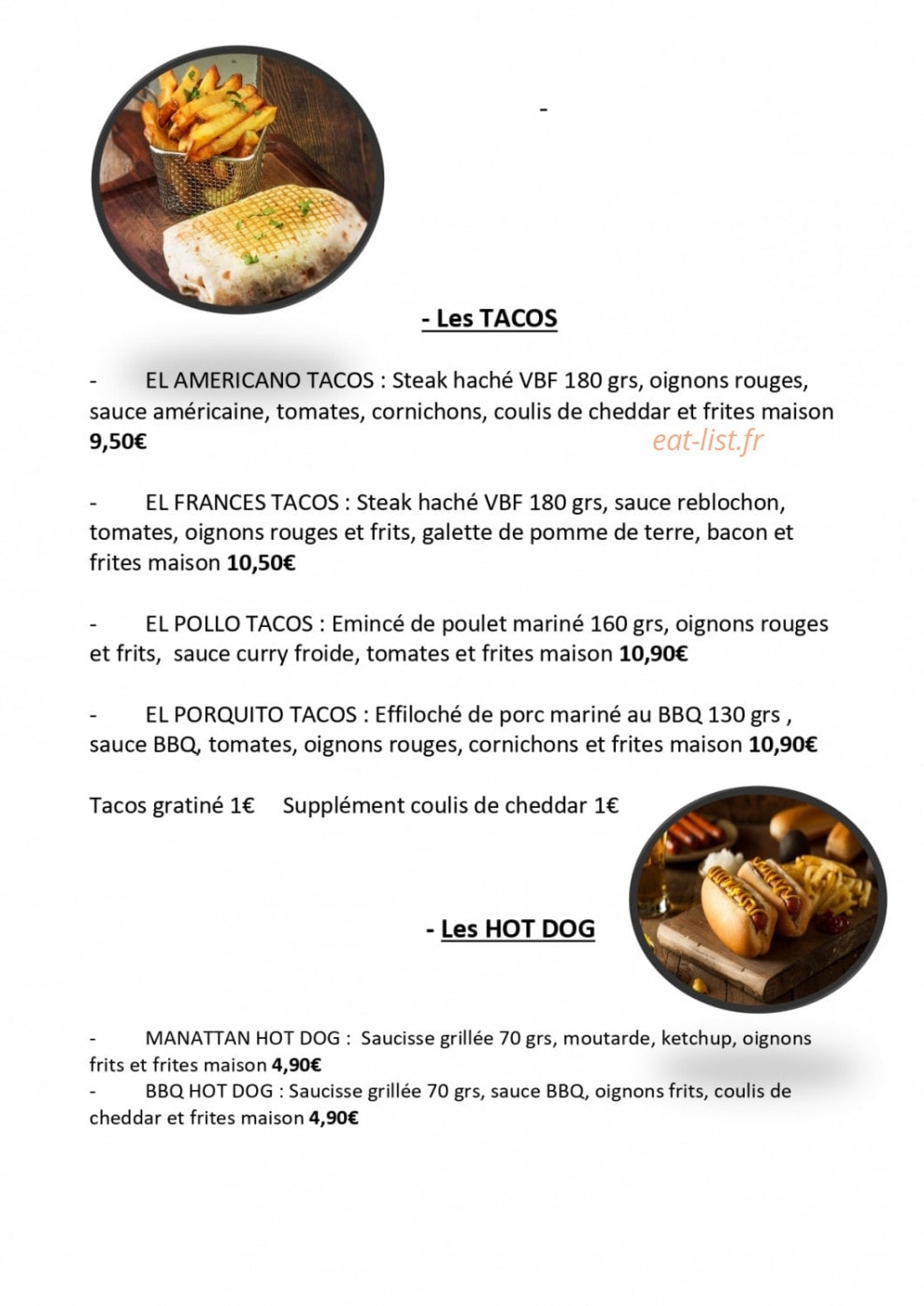 Spoon — carte page 5