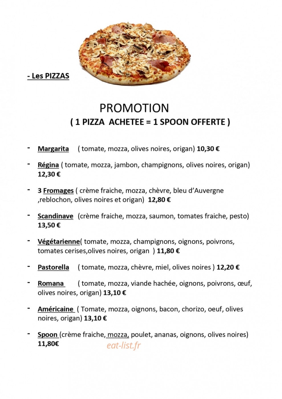 Spoon — carte page 6