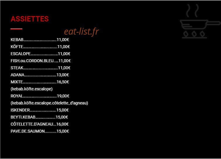 Efe Caprice — carte page 1