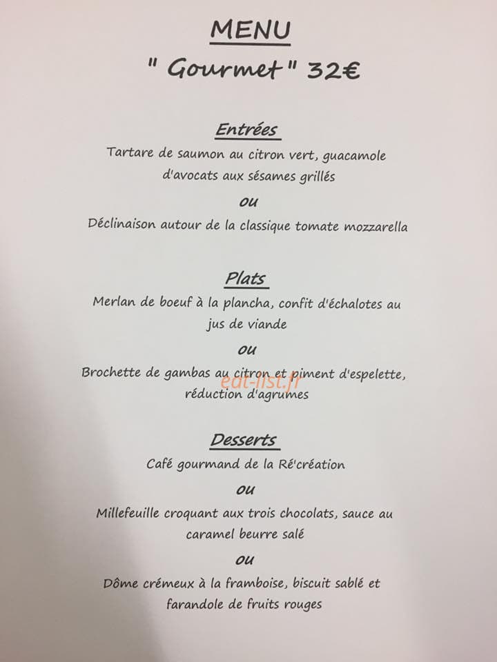 La Ré'création — carte page 3