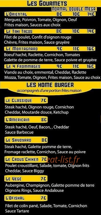 Taki tacos — carte page 2