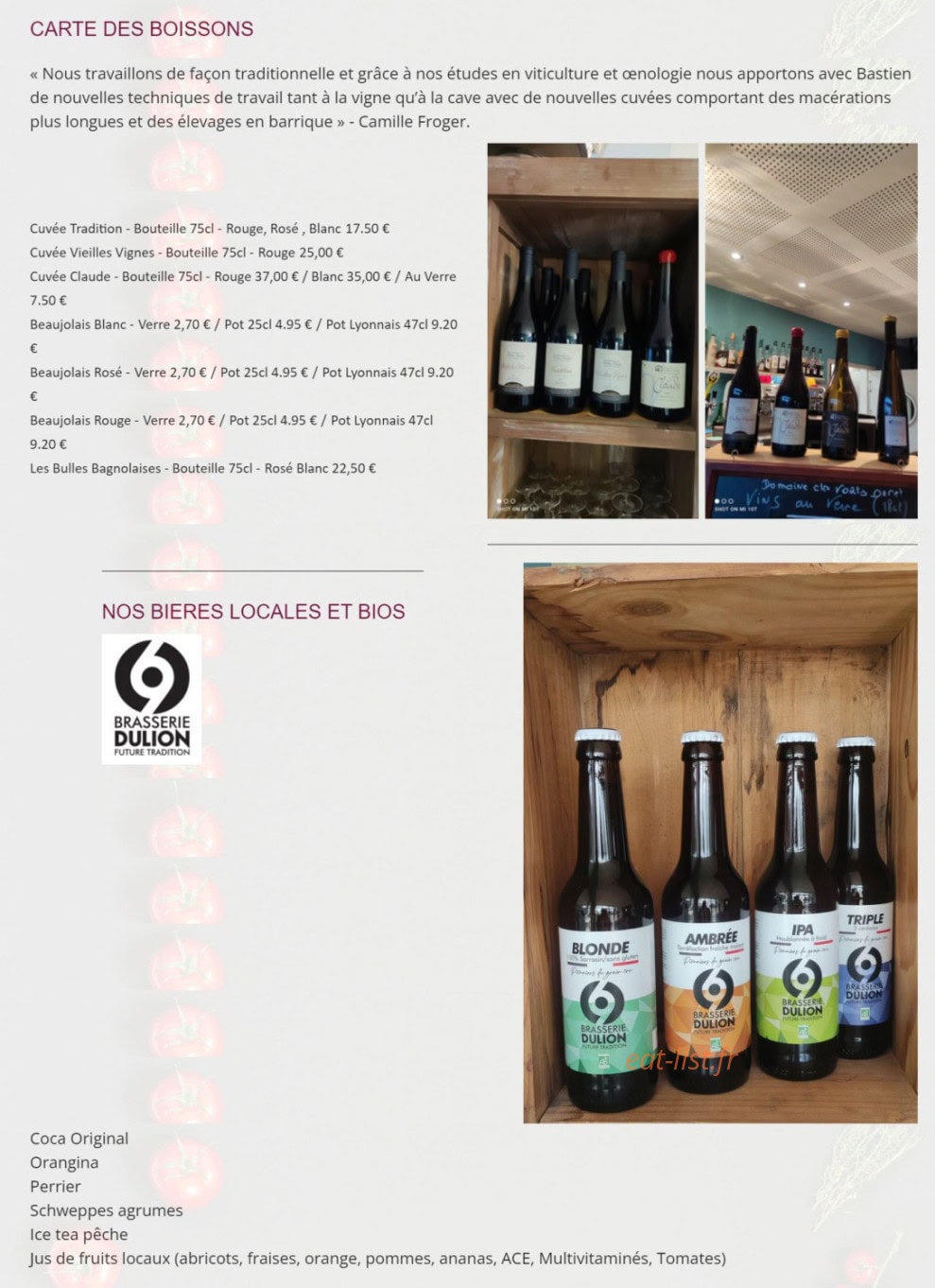 Le Block — carte page 2