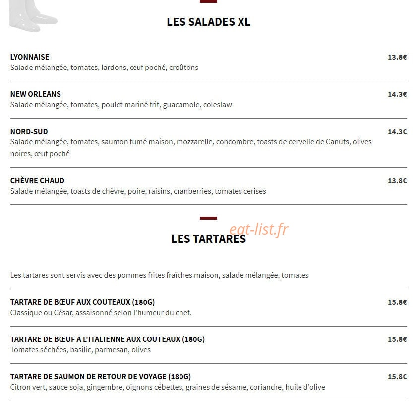 Angely's — carte page 4