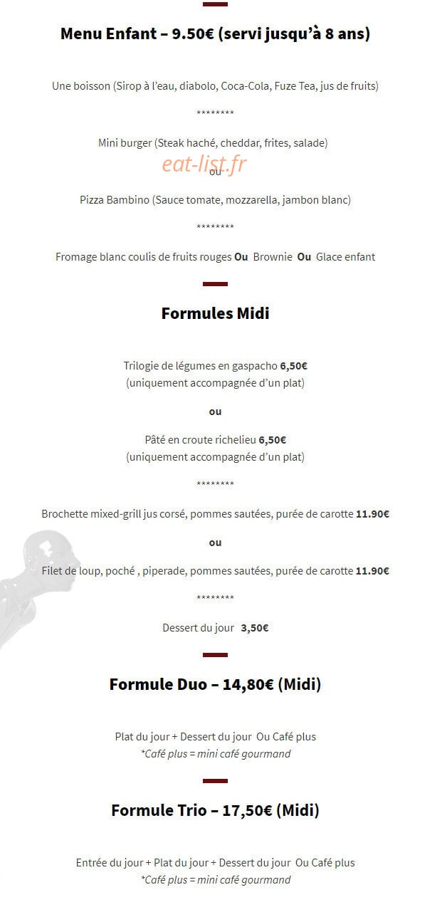 Angely's — carte page 2