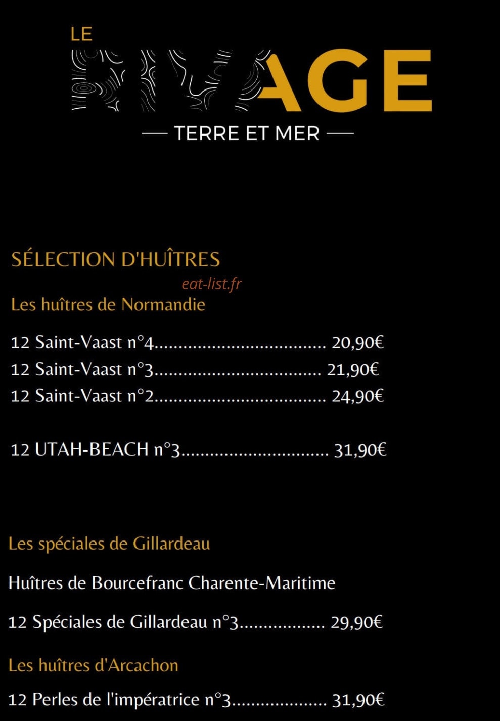Le Rivage — carte page 1