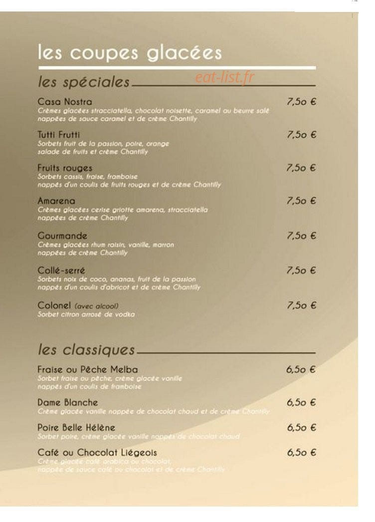La Casa Nostra — carte page 7
