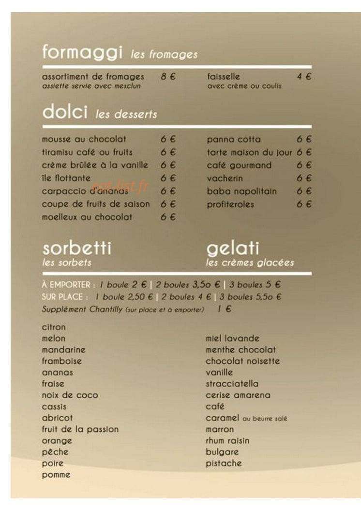 La Casa Nostra — carte page 6