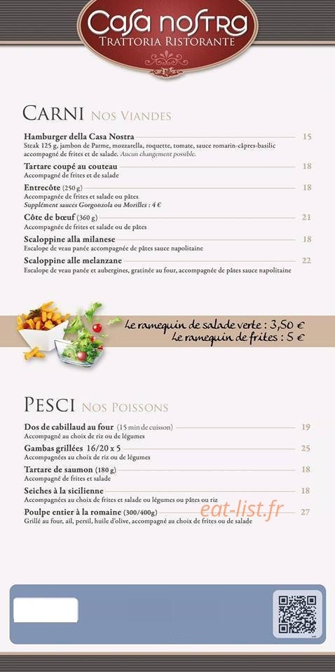La Casa Nostra — carte page 3