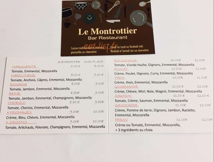 Le Montrottier — carte page 1
