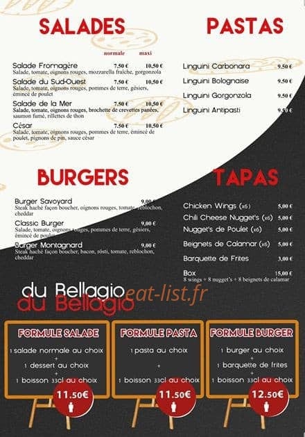 Bellagio — carte page 3