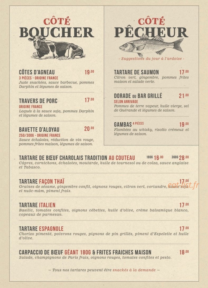 O'bistrot — carte page 5