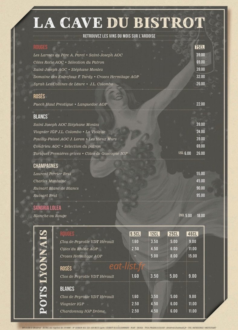 O'bistrot — carte page 8