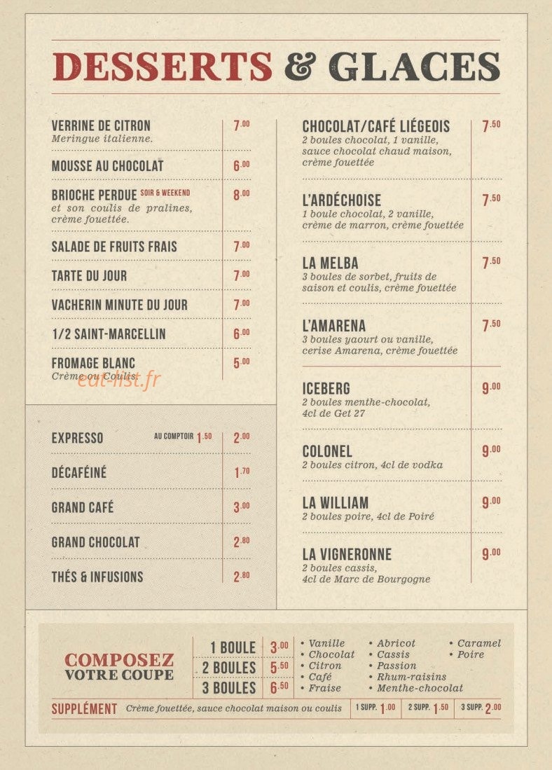 O'bistrot — carte page 6