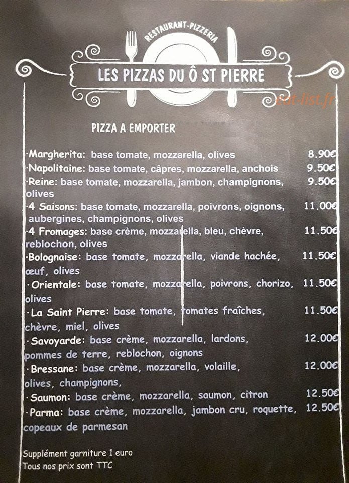 Ô St Pierre — carte page 1