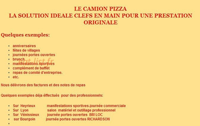 Pizz'a Mimi — carte page 3