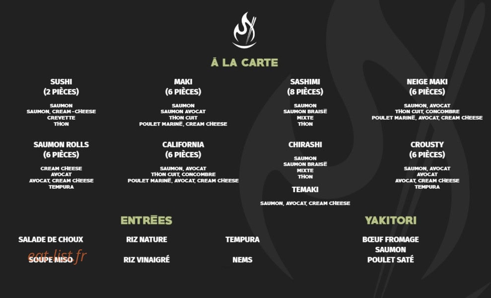Asian House — carte page 6