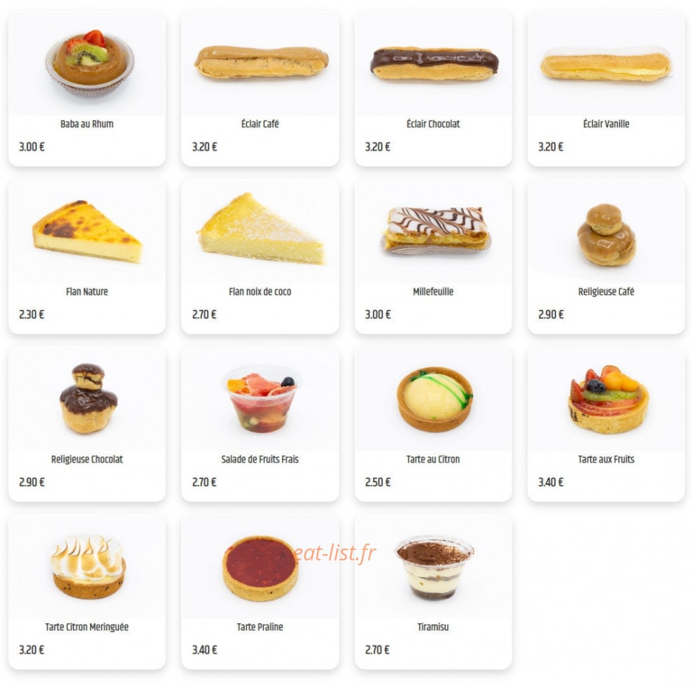 Boulangerie Léonard — carte page 7