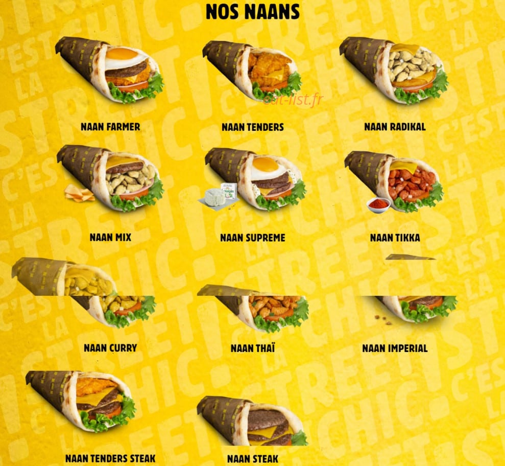 Chicken Street — carte page 1