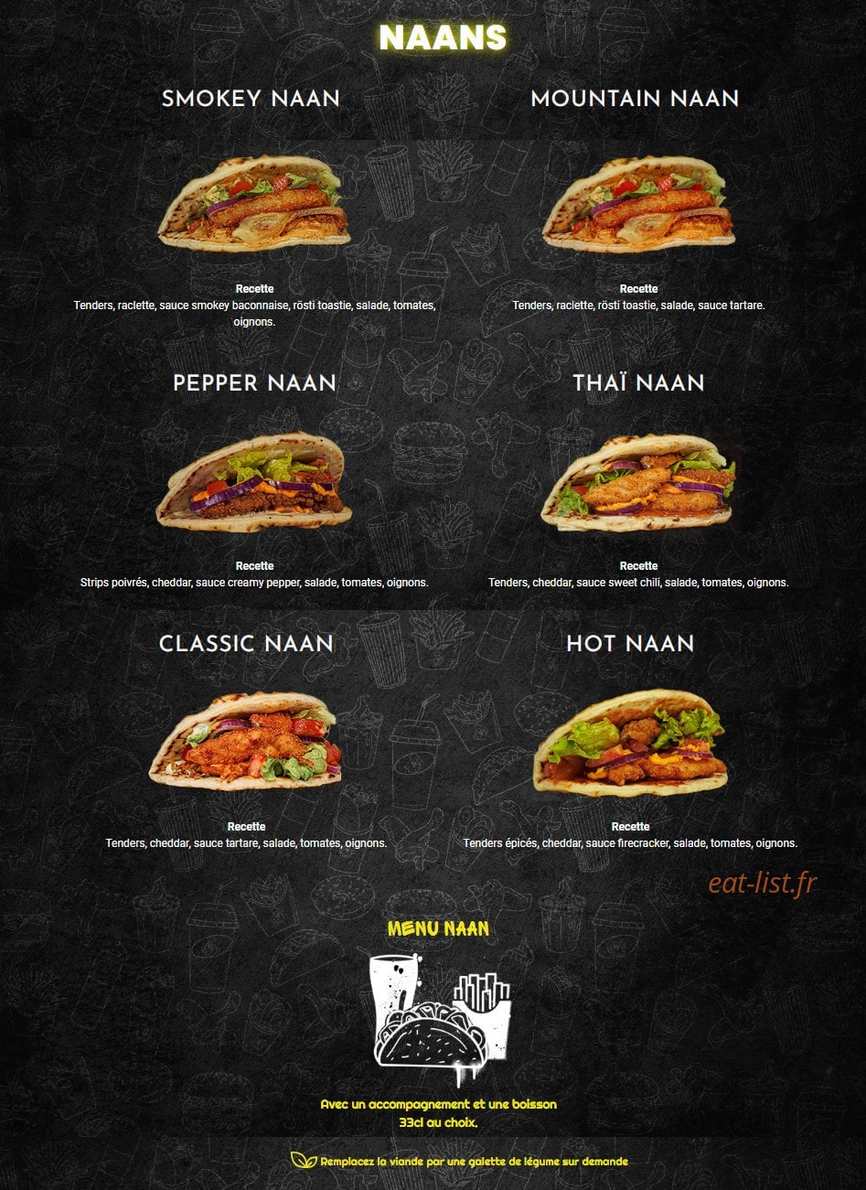 Chicken Time — carte page 4