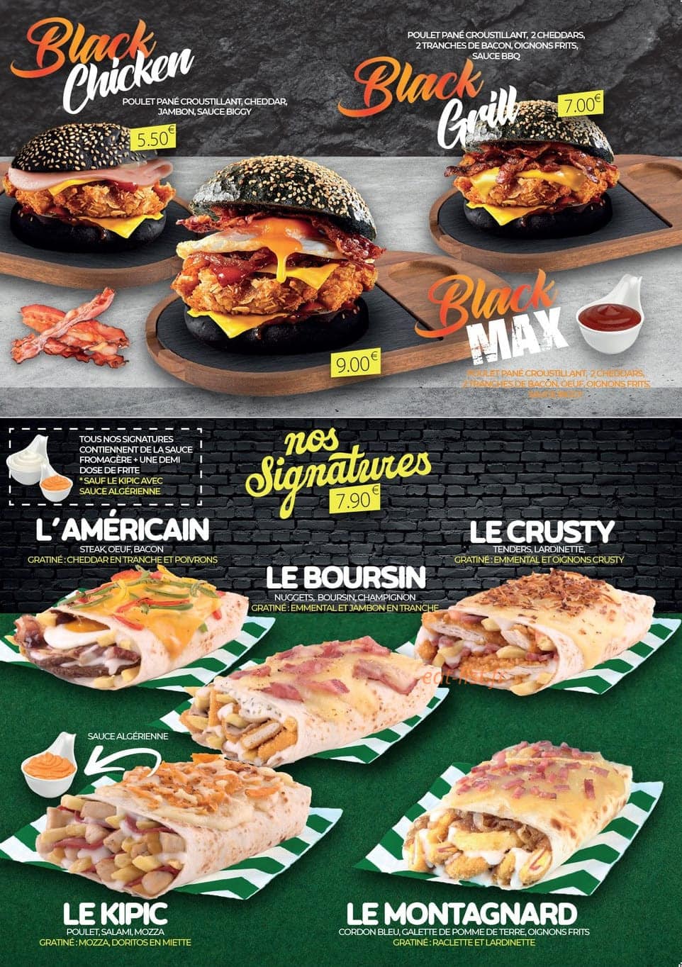 Joys Tacos Saint-Priest — carte page 2