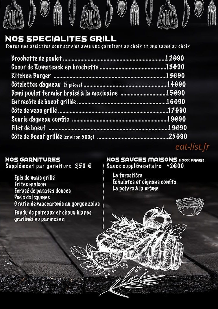 Kitchen grill — carte page 3