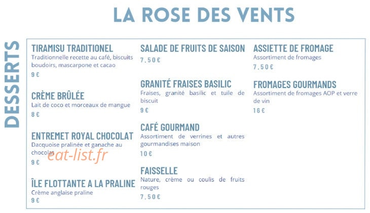 La Rose des Vents — carte page 8