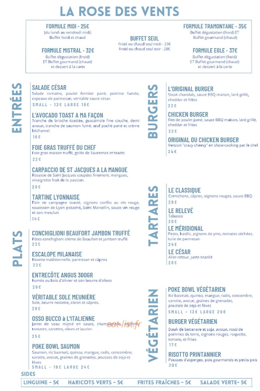 La Rose des Vents — carte page 1
