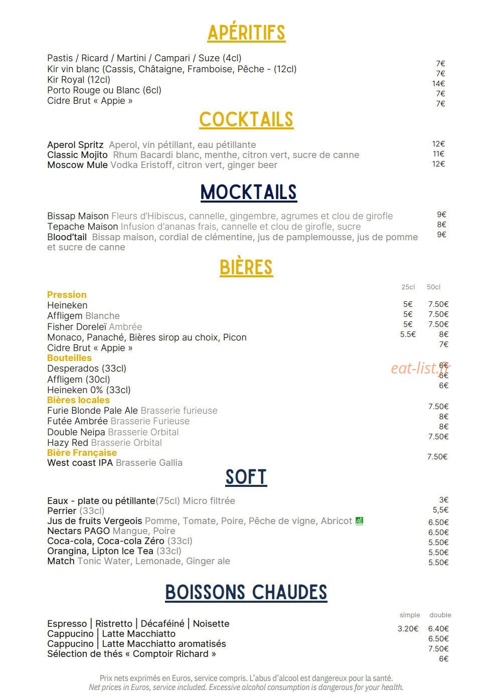 Le 160° — carte page 9