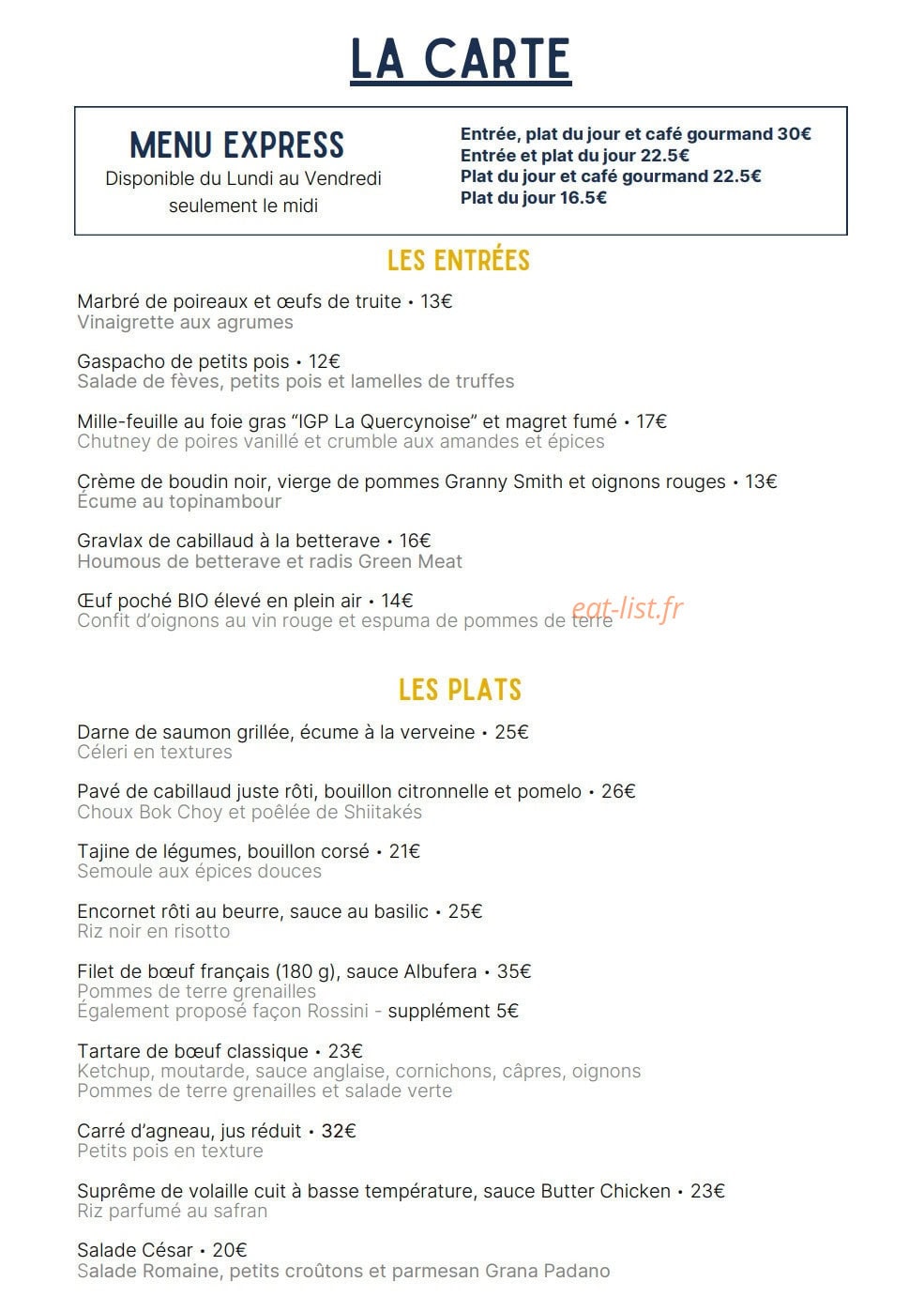 Le 160° — carte page 1