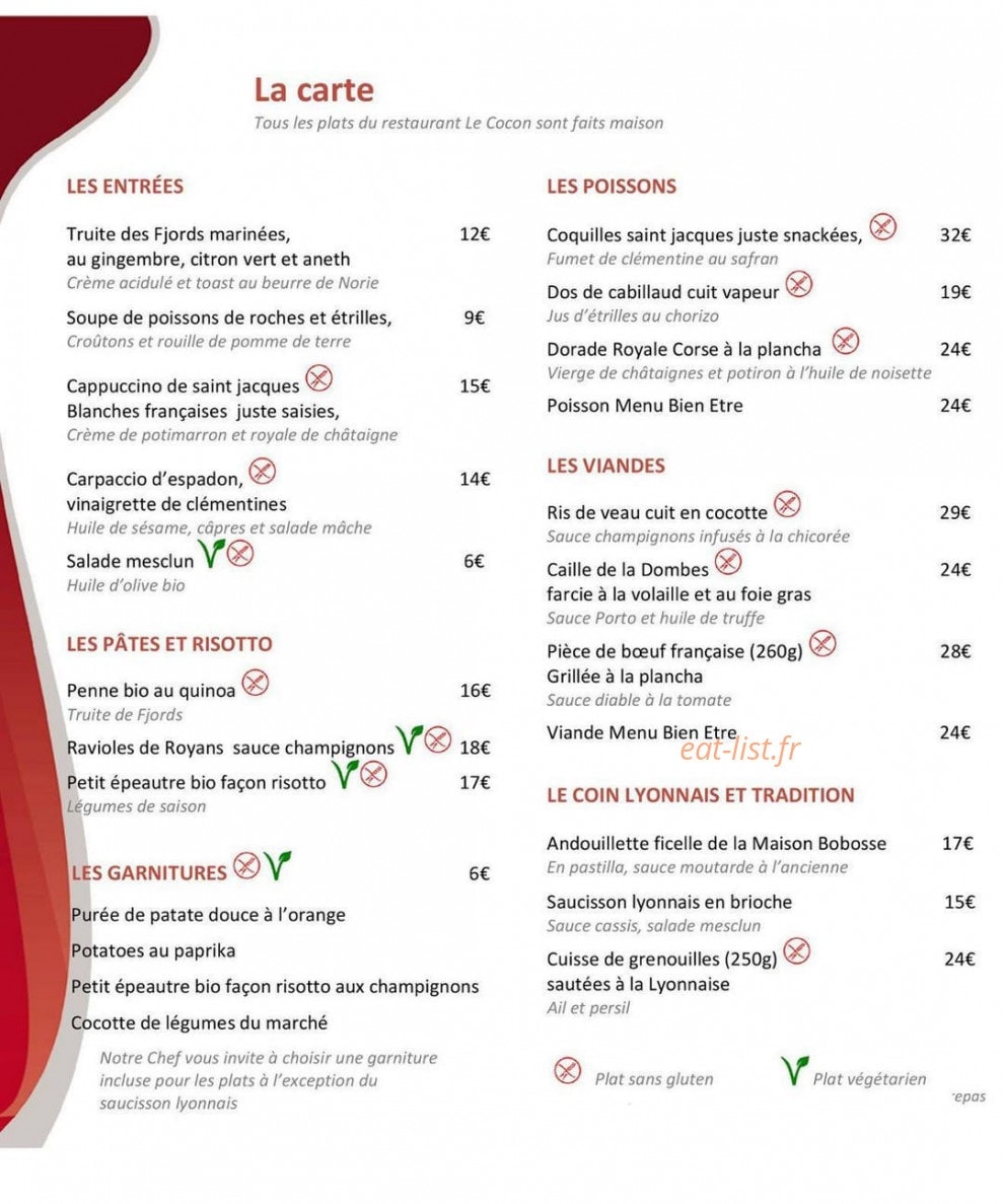 Le cocon — carte page 1