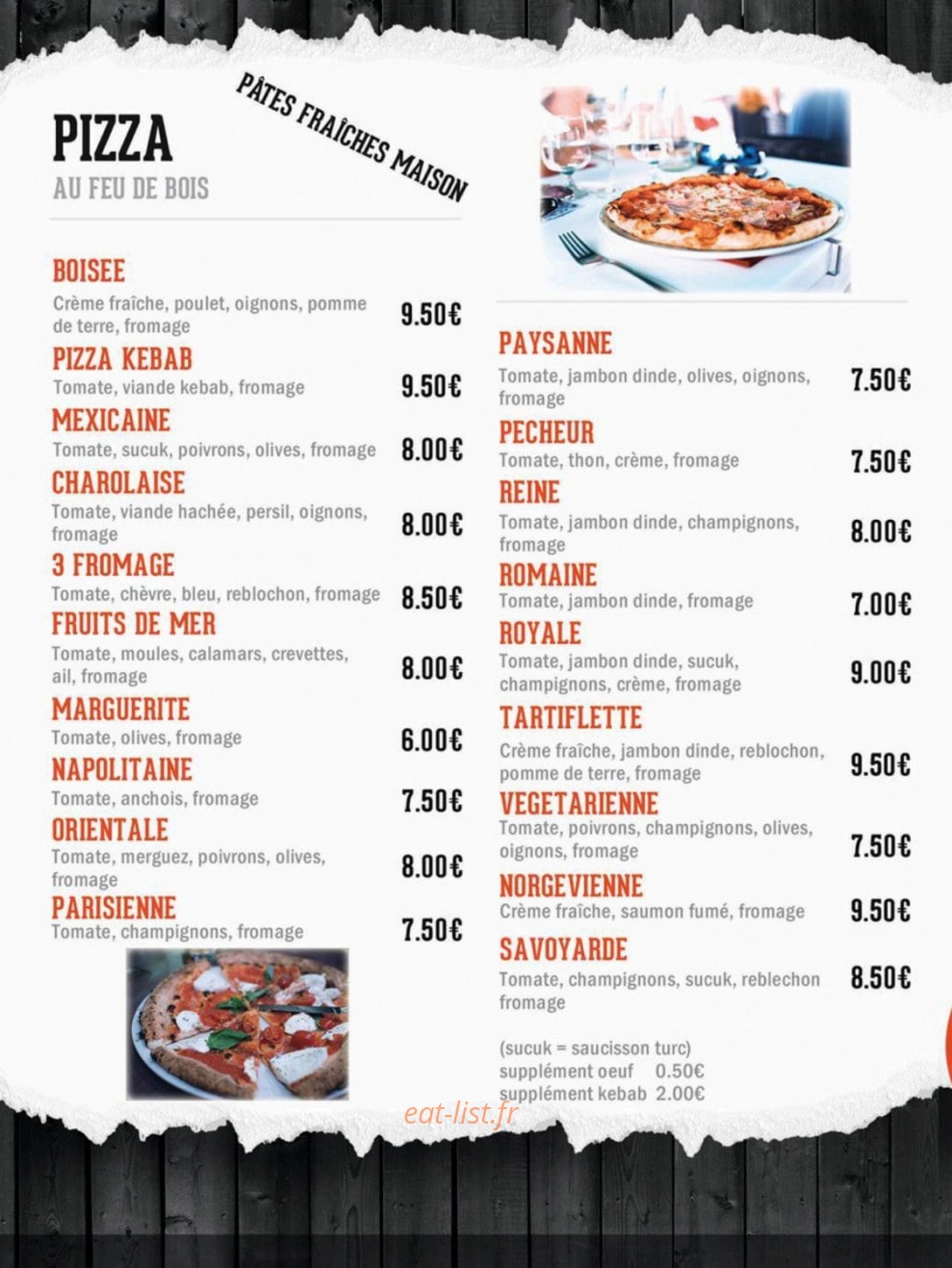 Le Petit Palace — carte page 2