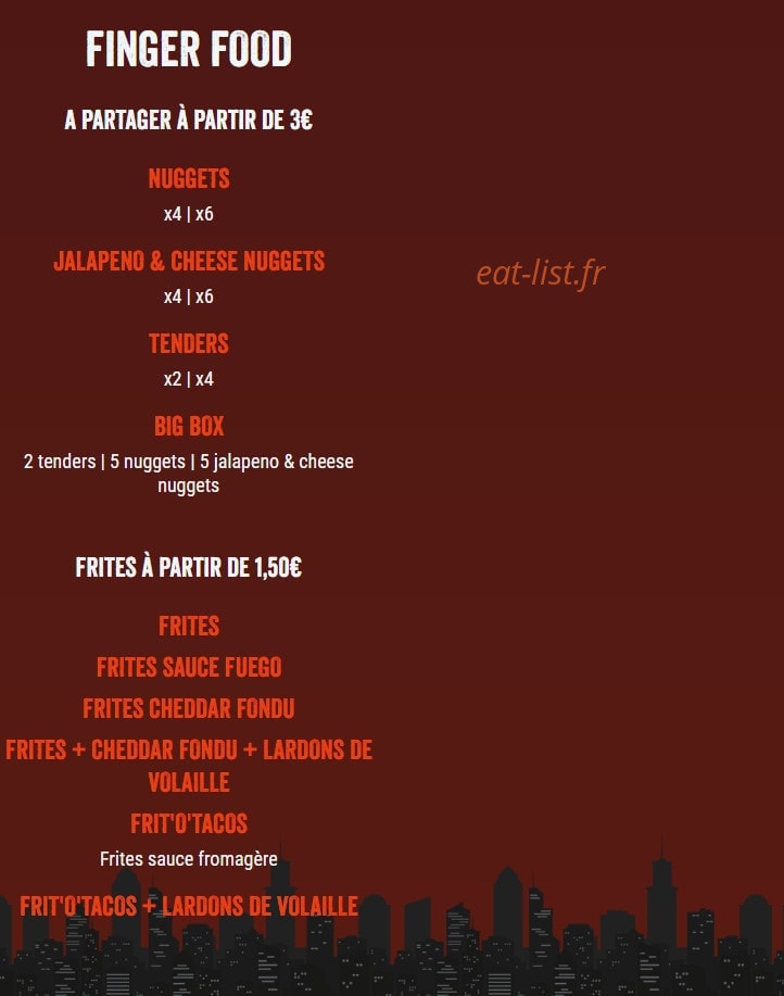 O'tacos — carte page 3
