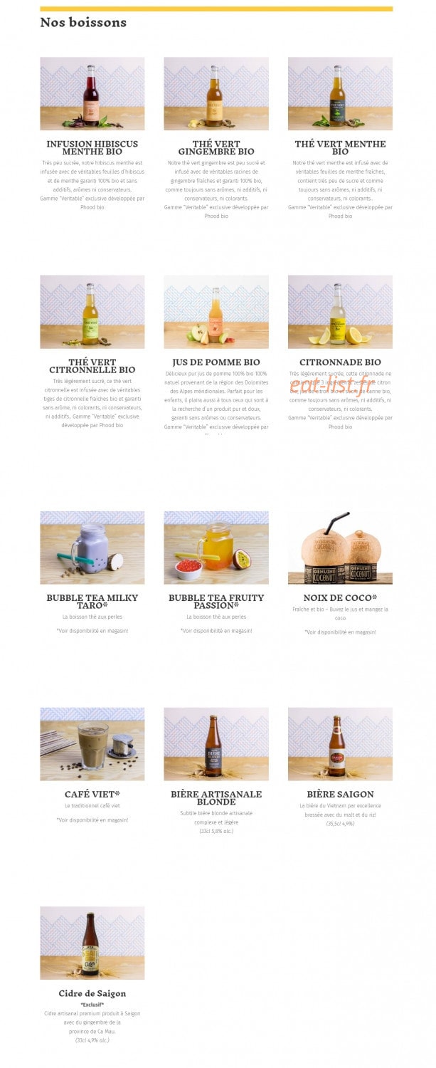 Phood — carte page 3