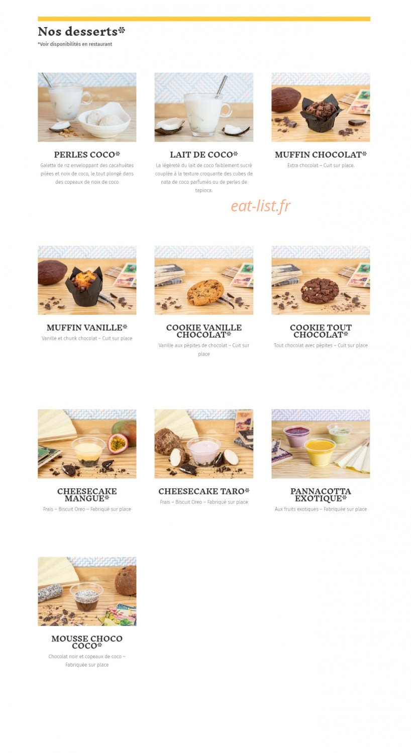 Phood — carte page 2