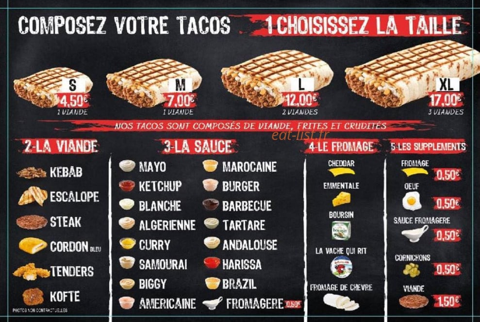 Class'food — carte page 2