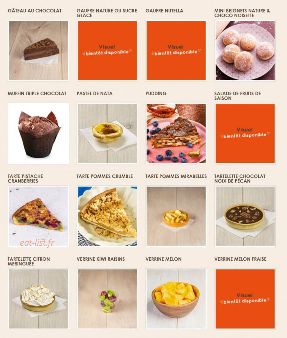 La Croissanterie — carte page 7