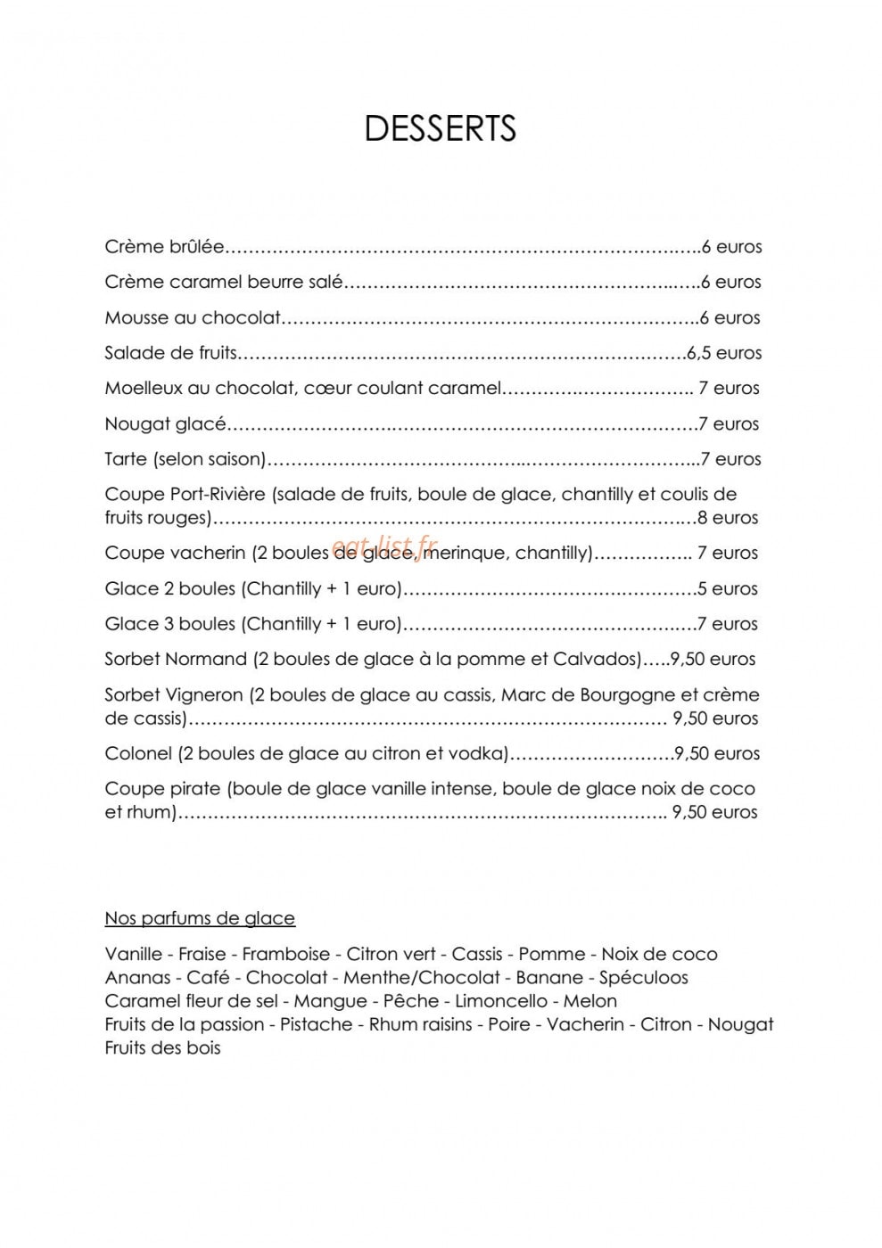 Les 3 Canards — carte page 5