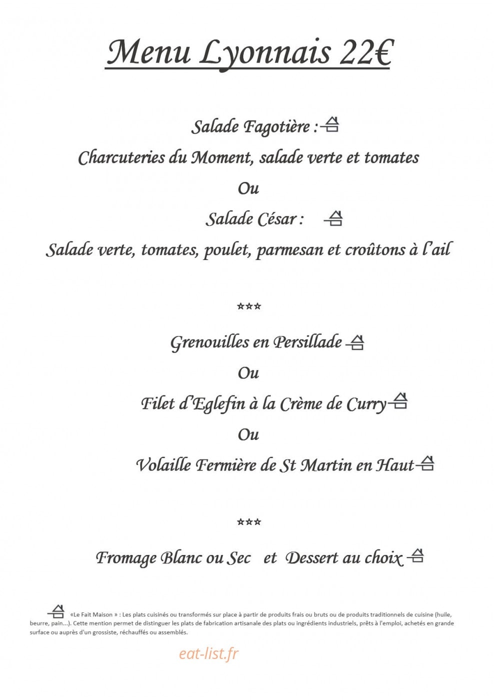 Le relais des Bergers — carte page 4