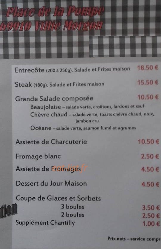Café du beaujolais — carte page 3