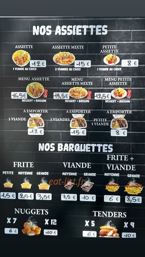 Le Cham's tacos — carte page 3