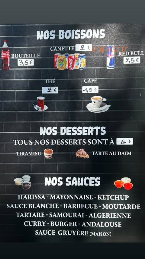 Le Cham's tacos — carte page 4