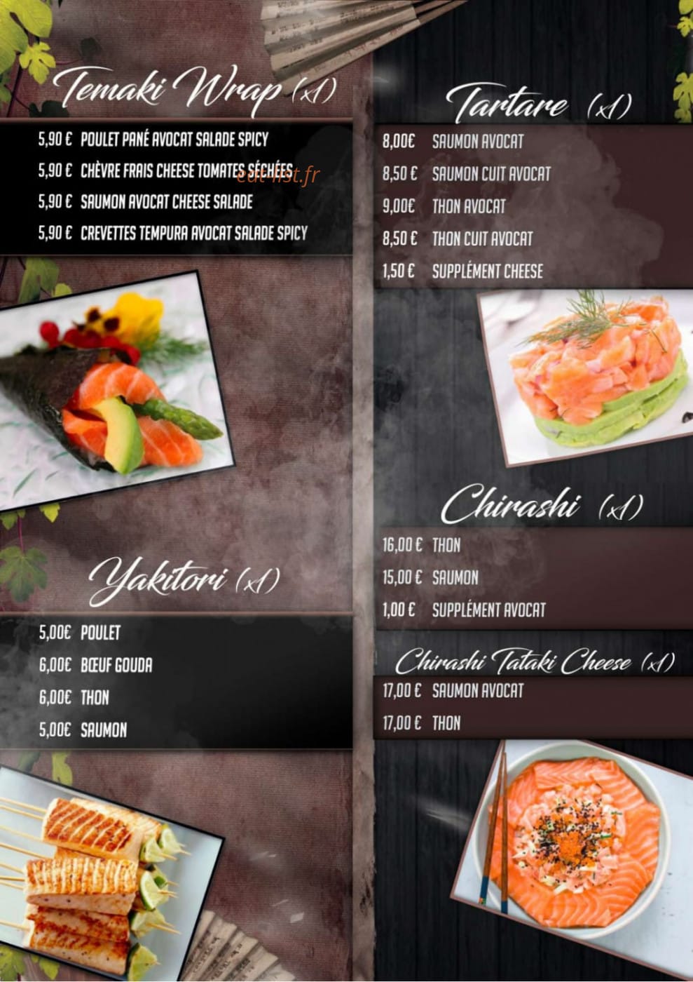 Kymsushi — carte page 8