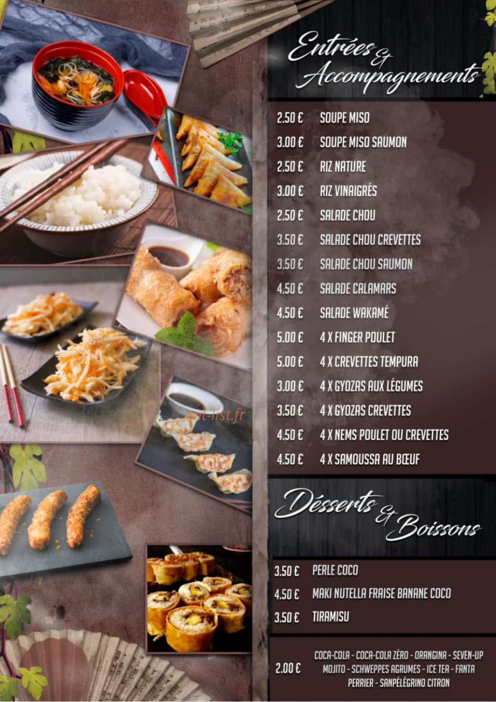 Kymsushi — carte page 2