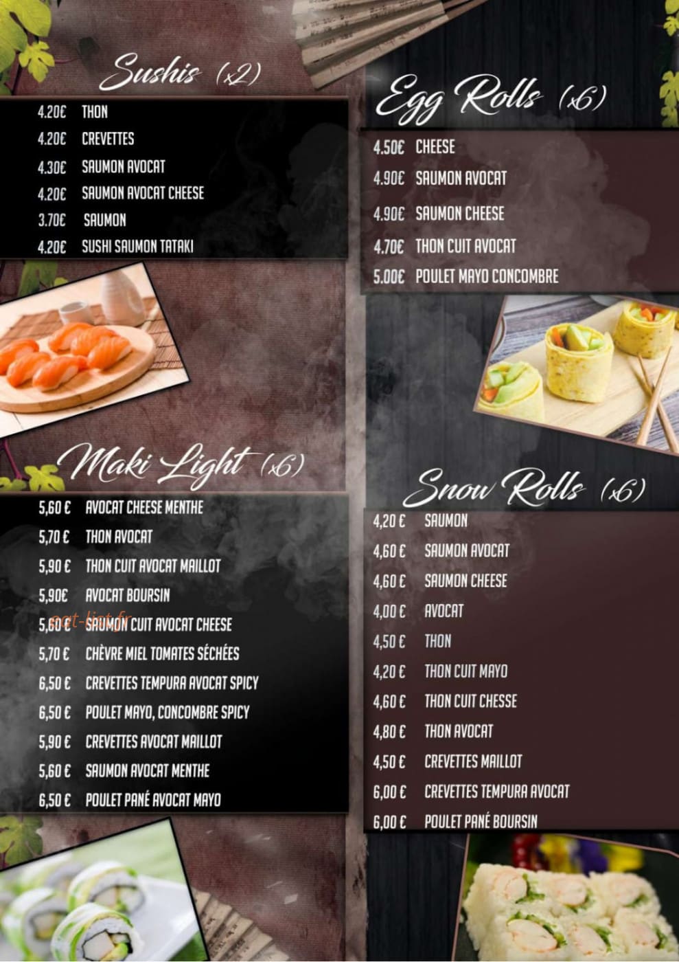 Kymsushi — carte page 6