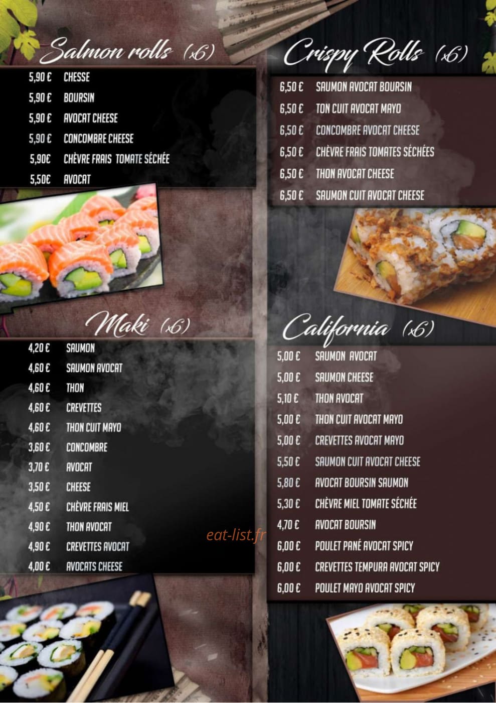 Kymsushi — carte page 5