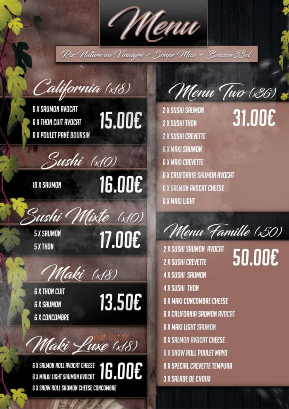 Kymsushi — carte page 4